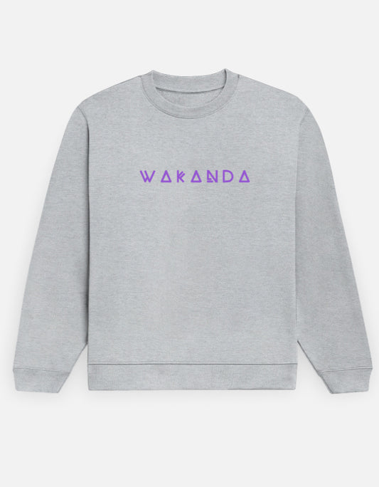 Unisex Regular Fit Sweatshirt Grey Melange - Vilavate Trend
