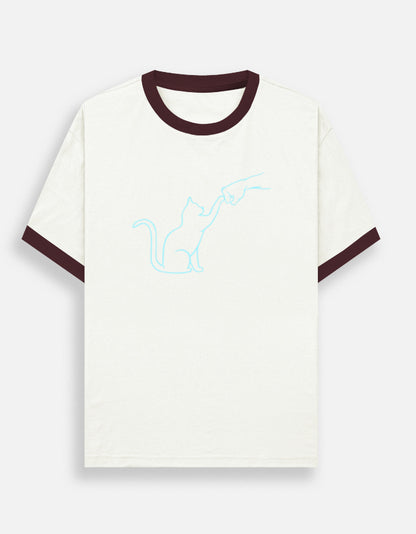 Unisex Ringer T-Shirt - Contrast Collar 180 GSM Cotton - image 4